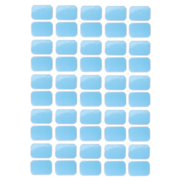 50 piezas de almohadillas de gel para entrenamiento de abdominales, accesorio de repuesto para entrenador de músculos abdominales