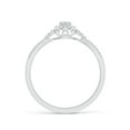 thumbnail image 2 of ANGARA Natural 0.12 Ct. Diamond Classic Engagement Ring in 14K White Gold for Women (Ring Size: 11.5), 2 of 9