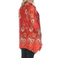 thumbnail image 3 of White Mark Women's Plus Size Paisley Tunic Top with Pockets, 3 of 5