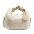thumbnail image 2 of Bolso de mano de felpa suave para mujer, bolso de hombro, bolso multifunción a la moda, bolso de regalo exquisito, correa ajustable para mujer para Beige Yinane Tote de hombro, 2 of 4