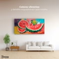 thumbnail image 3 of Cuadro Decorativo Canvas Sandía Rebanada 140x70 Canvas Revolution, 3 of 4