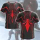thumbnail image 2 of MINISO Marvel Superhero Spider-Man Camisetas de cuello redondo y manga corta con estampado 3D de Spider-Man súper transparente para hombres y mujeres, 2 of 4