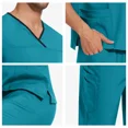 thumbnail image 6 of Lightweight Short Sleeve Surgical Scrub Top Breathable Doctor Uniform for Operating Room Hospital Clinic Healthcare Workwear, 6 of 7