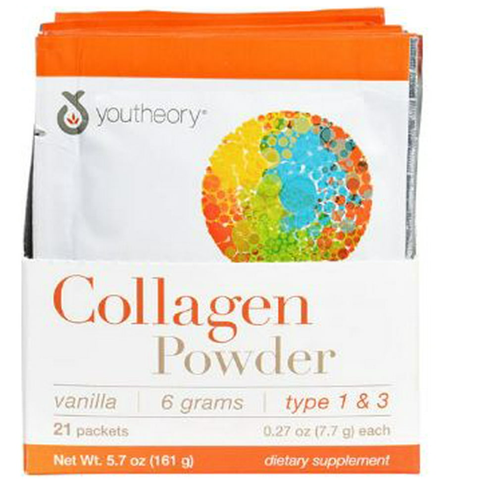 YOUTHEORY Collagen Powder Packets 21 CT