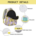 thumbnail image 4 of Adorable Banana Travel Backpack - Durable & Trendy for Everyday Use, Large Capacity Bookbag with Organizer, Unique Gift, 4 of 6