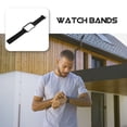 thumbnail image 4 of Simple PET Watch Band Solid Color Bracelet Replacement Wristband Smartwatch Strap Compatible for Gear S R750 (Black), 4 of 8