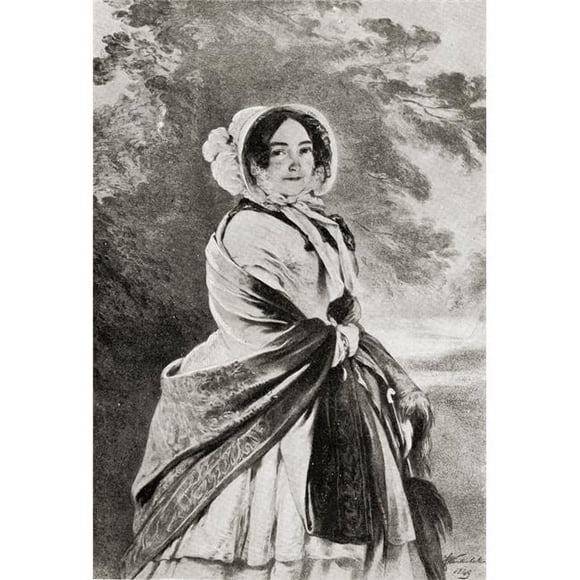 Posterazzi DPI1860640LARGE Victoria Duchess of Kent & Strathearn 1786-1861. Mother of Queen Victoria. Poster Print, 24 x 36