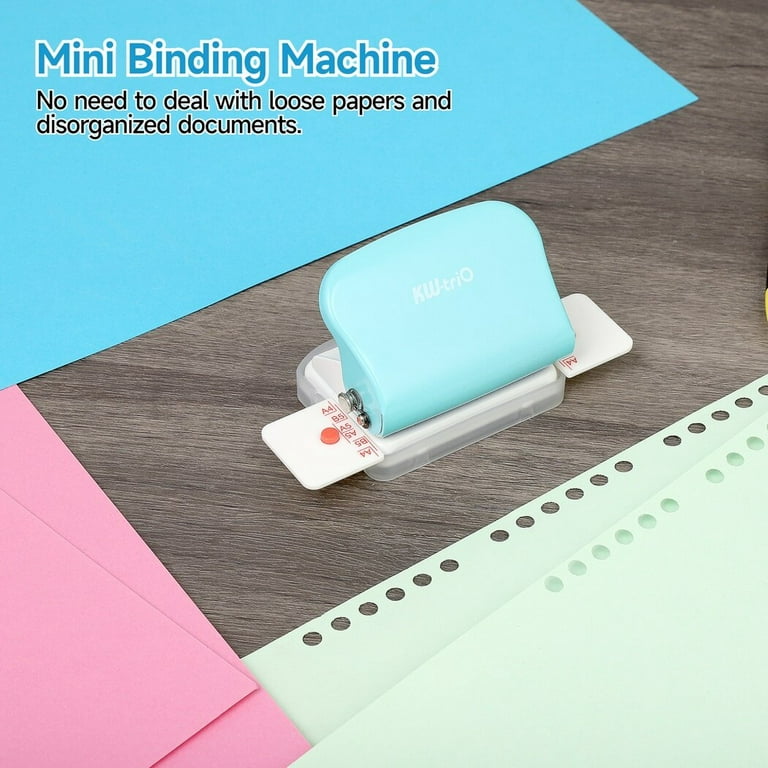6 Hole Puncher, Binding Machine, Loose Leaf Paper Puncher For A4