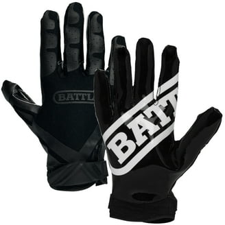 Battle Sports Receiver's DoubleThreat Football Gloves, UltraTack