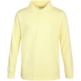 thumbnail image 4 of Beverly Hills Polo Club Boys' School Uniform Shirt - 3 Pack Pique Long Sleeve Polo T-Shirt (4-16), 4 of 6
