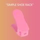 thumbnail image 3 of Estante para zapatos de almacenamiento de limpieza de doble capa, organizador de soporte para zapatos para el hogar (rosa) Tmvgtek Oficina Multiescena Multifunción, 3 of 6