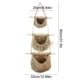 thumbnail image 3 of Cesta Colgante para Frutas de 3 Niveles, de Yute Tejido a Mano, Organizador de Pared | Cajas de Almacenamiento para Puerta de Gran Capacidad | Material de Algodón Ecológico | Decoración para Cocina,, 3 of 6