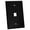 Black, variant on Quest Oversized Keystone Wall Plate, Single-Gang