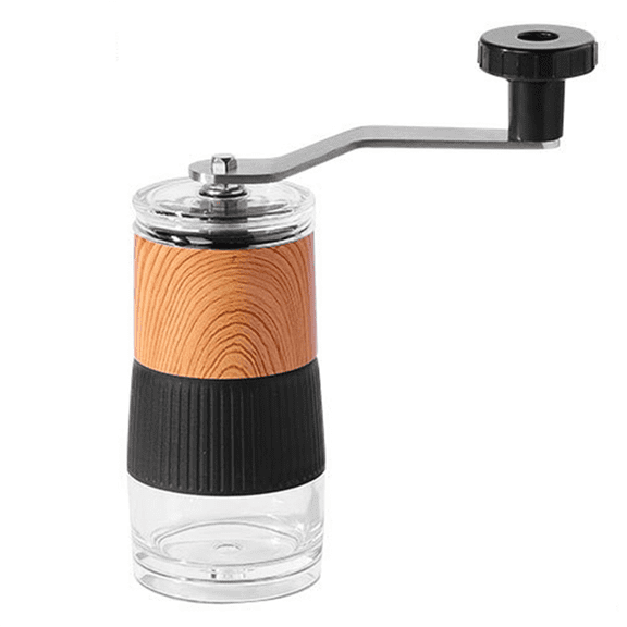 Manual Coffee Grinder Coffee Machine Wood Grain Color,1 * Coffee grinder,Wood Grain Color