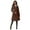 Rich Brown, variant on Women's Plus Size Pleated Trench Coat