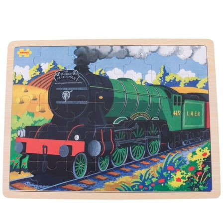 UPC: 0691621194843 | Bigjigs Toys – Flying Scotsman Tray Puzzle (35 Pieces)
