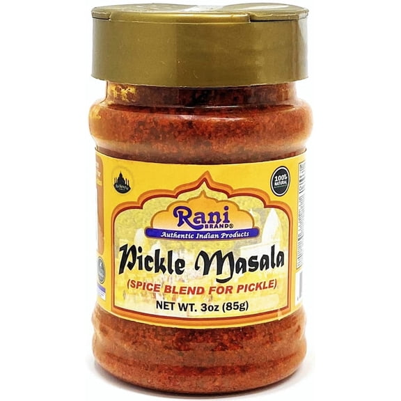 Rani Pickle (Achar) Masala Indian Spice Blend 3oz (85g) PET Jar ~ All Natural | Vegan | Gluten Friendly | NON-GMO | No colors | Indian Origin