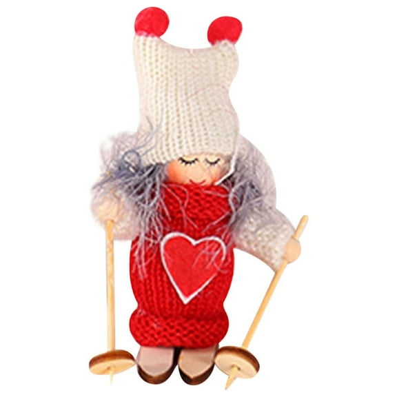 Vikakiooze 2022 Ski Doll Cute Christmas Tree Ornaments Holiday Decoration Christmas Gift Christmas Decorations