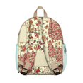 thumbnail image 3 of Pioneer Flower Backpack Backpack for School,Cute School Bag,Schoolbag with Adjustable Shoulder Straps & Padded Back,13.8"x11.4"x6", 3 of 5