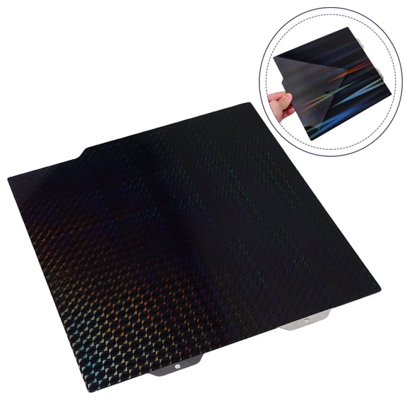 FOMIYES Double Side Steel Plate for 3D Printer with Nonmagnetic Base and High Accuracy