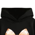 thumbnail image 6 of Tdoqot Toddler Girls Outfit Sets- Casual Long Sleeve Cotton Cute Hoodie and Flare Jeans Kids Spring Clothes Black Size 6 T, 6 of 6