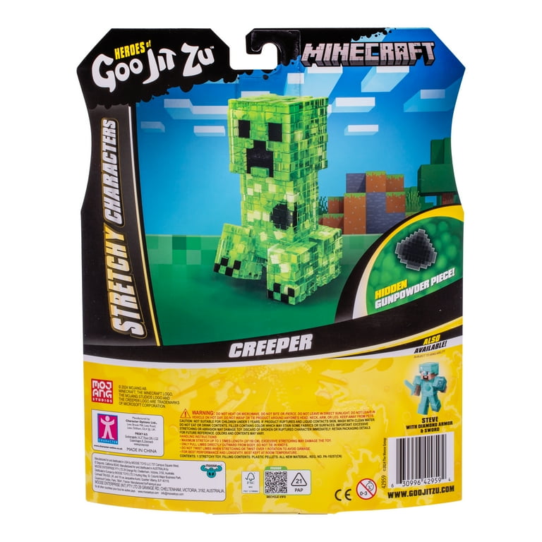 Heroes of Goo Jit Zu Minecraft Stretchy Creeper, Hidden Gunpowder
