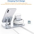 thumbnail image 4 of axGear Support de Charge 3 en 1 Station de Charge Rotative QI Sans Fil, 4 of 5