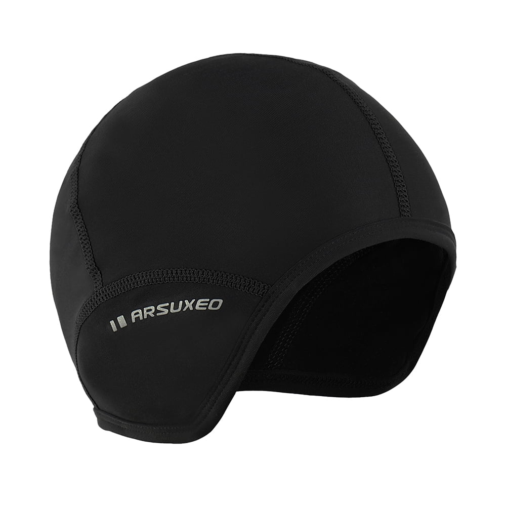 winter cycling cap under helmet