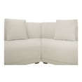 thumbnail image 4 of Moe's Home Collection Fraser Modular Sofa Fabric White, 4 of 4