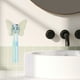 thumbnail image 3 of Soporte para cepillos de dientes montado en la pared, soporte para cepillos de dientes de pared para baños, lindo soporte para cepillos de dientes colgante, beige, 4,33 "x 3,35", 3 of 7
