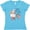 Aqua, variant on Inktastic God Bless the USA Gnome Women's V-Neck T-Shirt