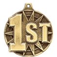 thumbnail image 2 of 1st Place Medals, 2" Gold Diecast 1st Place Medal Award 5 Pack, 2 of 2