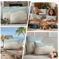thumbnail image 5 of Vintage Cloudy Sky Outdoor Waterproof Pillow Covers, Retro Rustic Clouds Scenery Decorative Square Throw Pillowcase Sofa Cushion Sham for Patio/Couch/Chair, 18"x18" 2 Pack, 5 of 8