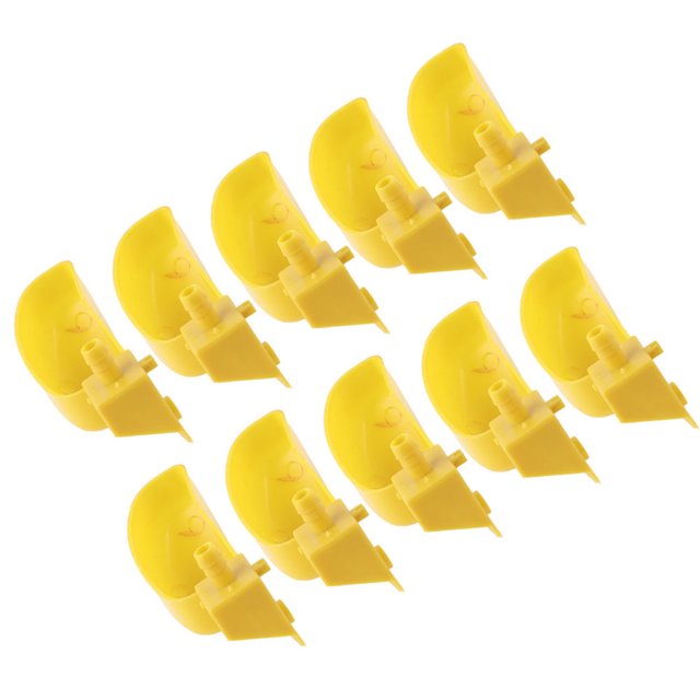 10Pcs Automatic Waterers, Superior Performance, Easy Installation, Wide Applicability, For Quail Chicken Birds Large Size, Hang In Cage To Feed