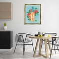 thumbnail image 3 of Stupell Industries Champagne with Budding Blooms Food & Beverage Painting Gold Floater Framed Canvas Art Print Wall Art, 25 x 31, 3 of 10