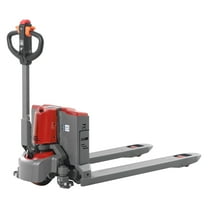 Tory Carrier Red 4400lbs Fully Electric Walkie Pallet Jack Truck 48V/20AH Lithium Battery Power, 48"X27" Fork
