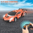 thumbnail image 6 of Allaugh Remote Control Car RC Cars Toys 1/18 High Speed RC Racing Car Crawler for 3-12 Y Boys Girls Adults With Rechargeable Batteries,Orange, 6 of 7