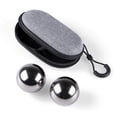thumbnail image 1 of Bolas de Acero Inoxidable MDLUU Plata para Meditación y Alivio del Estrés, 1 of 6