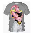thumbnail image 1 of Camiseta Casual De Manga Corta Con Estampado 3d Majin Buu, 1 of 5