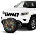 thumbnail image 2 of KAKALAD Cactus And Succulent Spare Tire Cover Universal Vehicle Accessories Buckle Car Tools 17”in, 2 of 6