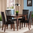 thumbnail image 2 of Winsome Wood Shaye 5-Piece Dining Table with Chairs Set, Walnut, 2 of 3