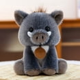 thumbnail image 4 of Lifelike Pig Stuffed Animal, 5.9in Cute and Soft Zoo Animal Plush Doll Commemorative Gift, 4 of 4