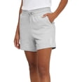 thumbnail image 2 of Puma Women's Modern Basic Shorts (Grey, Medium), 2 of 4