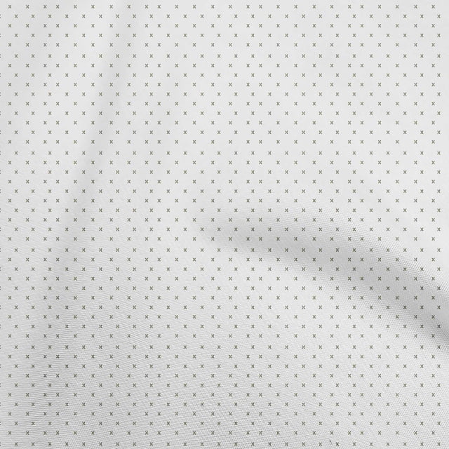 oneOone Velvet White Fabric Geometric Fabric For Sewing Printed Craft Fabric By The Yard 58 Inch Wide