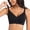 Black, variant on Women Bras No Underwire Scalloped Push Up Buttery Soft Tshirt Bra Seamless Full Coverage Convertible Everyday Bra