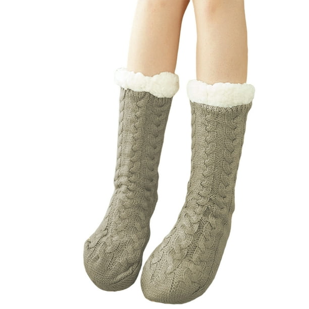 Minnieouse 4 Uds calcetines altos hasta el muslo de invierno Cosplay sobre la rodilla estilo pijo medias largas mujeres calcetines hasta la Type2 NO2