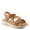 TAN, variant on Abie Women's Sandal with Stretch Fit and Cushioned Comfort