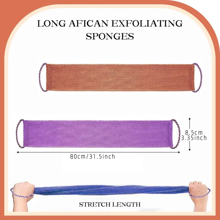 Dr.Pedi African Net Sponge Set, 3-Pack Body Scrubbers photo 6