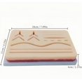 thumbnail image 3 of Silicone Suture Pad with 14 Pre-Cut Wound, 7.1" Skin Suture Practice Pad Reusable for Training & Practice of Medical Nurses for Ideal Teaching Aid of Med School Essentials, 3 of 8