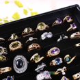 thumbnail image 1 of kurtrusly 100 Slots Ear Studs Ring Brooches Pin Storage Box Organizer Show Holder Jewelry Display Case, 1 of 8